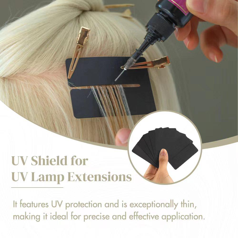UV Glue Hair Extensions Big Power 20W UV LED Lamp Hair Extension System ToolKit Stronger UV LED 30g UV Glue with Hair Bonding Glue Remover