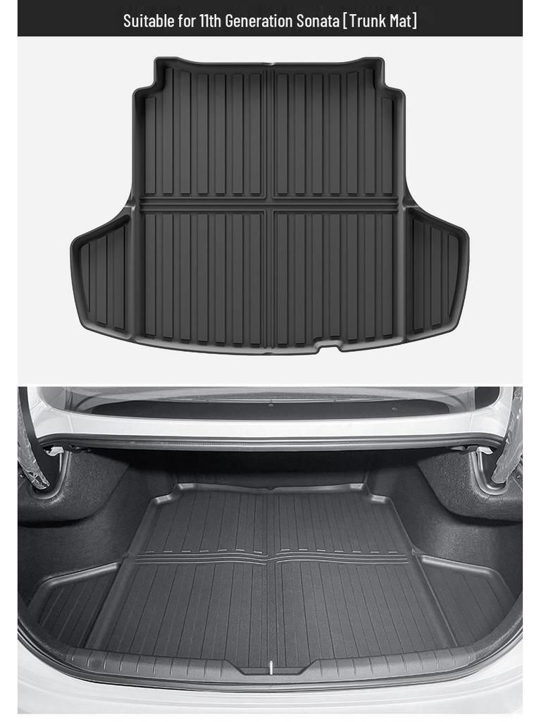 Eco-Friendly TPE Floor & Trunk Mats for 2024 Sonata 11th Gen