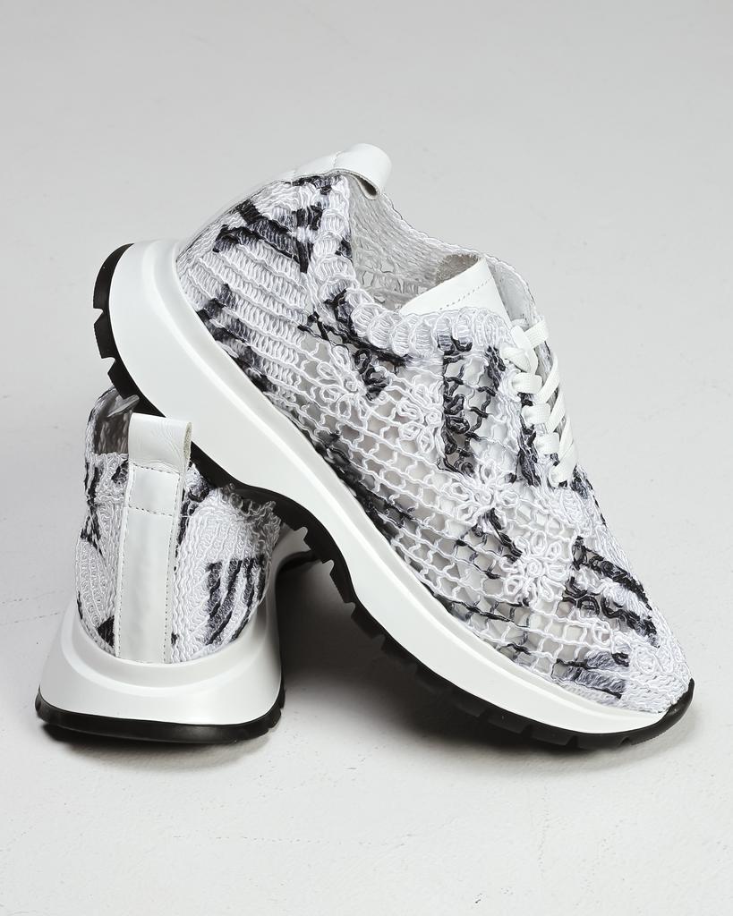 Women's Sneakers Phany 1361 36 White-black Textile