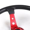Roost Sport Steering Wheel, 35mm Diameter, 350mm, Sports Type (350mm, Red)