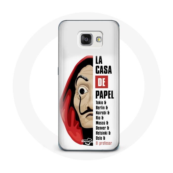 Coque Samsung Galaxy a3 2016 La casa de papel Names