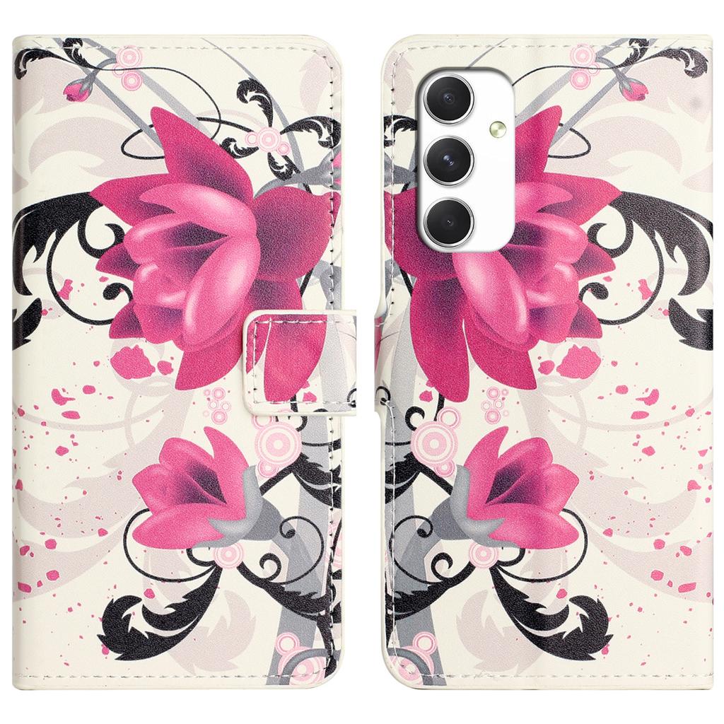 For Samsung Galaxy A16 5G/A16 4G Case Pattern Print PU Leather Wallet Phone Cover