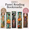 32pcs, Cute and Playful Girl Bookmarks, Back to School, Christmas, Halloween, Teachers, Suitable for Readers and Birthday Gifts.