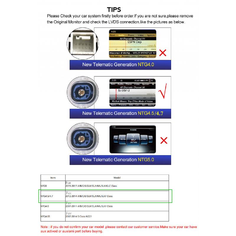 Wireless  Carplay For 2012-2014 Mercedes Benz With Ntg45 47 Android Auto Module