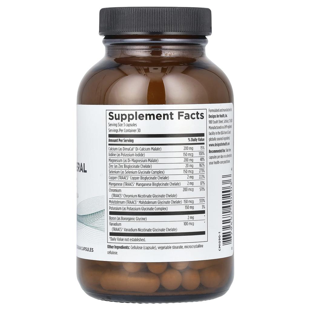 Kompletní minerální komplex, 90 vegetariánských kapslí