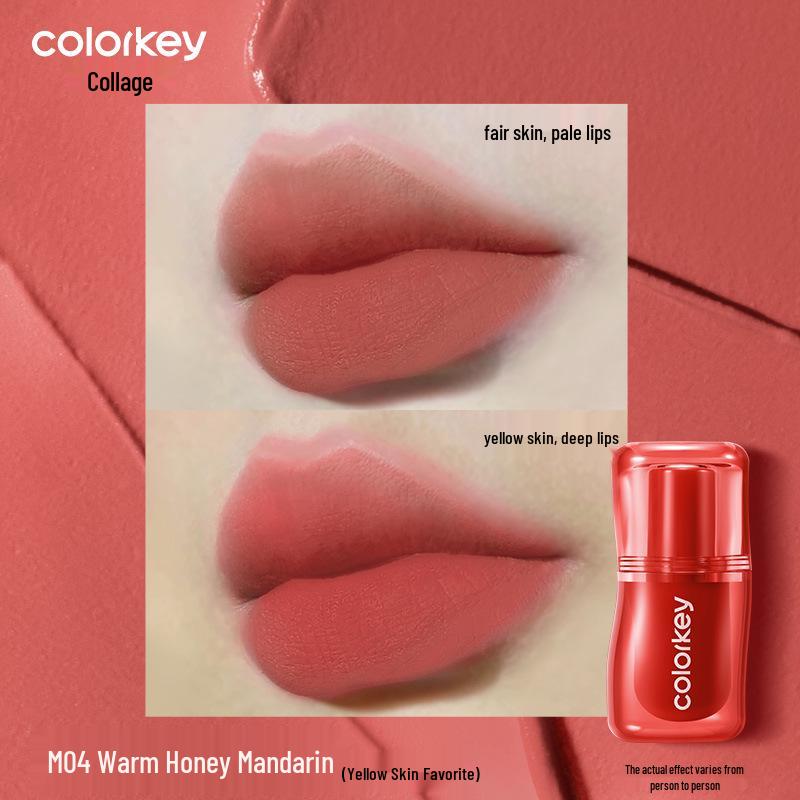 Colorkey Velvet Matte Lip Mud - Nude Collection for Women (Lipstick, Lip Gloss, Lip Tint)