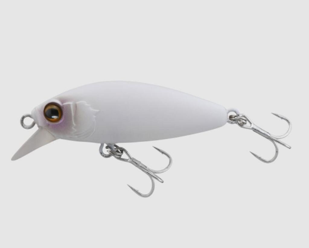 Leurre Flottant Jackall Abbey Minnow 38SF – Blanc Yamino, 38mm, 2.4g, Neuf
