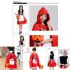 Adorable Little Red Riding Hood Costume For Girls Halloween Cosplay Party