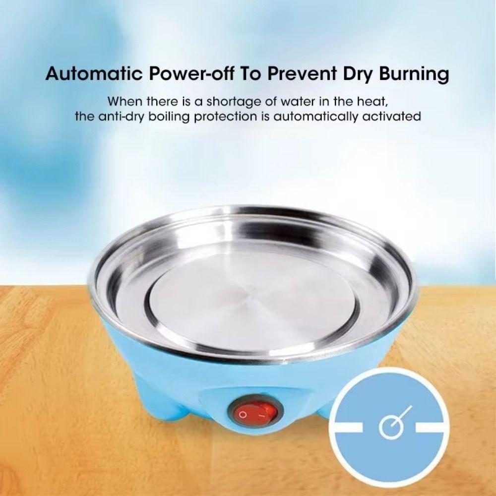 Multi-Functional Egg Boiler 7-Egg Capacity Hard Boiled Egg Cooker Egg Steamer Food