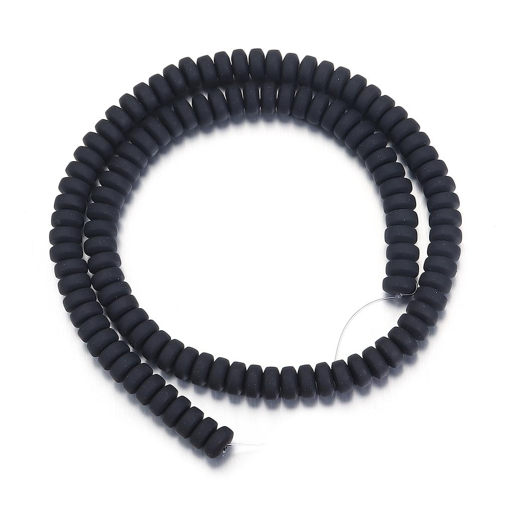 1String Polymer Clay Beads Colorful Loose Spacer Flat Round Beads For DIY Bracelet Necklace Charm Jewelry Accessories Wholesale
