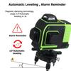 16 Line Laser Level Green Laser Level Line 4D Self-Leveling 360 Horizontal Vertical Cross Super Powerful Laser Level Remote Control 4000mAh Battery