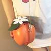 Creative Orange Shape Women Shoulder Bags Designer Chains Messenger Bag Funny Ladies Crossbody Bag Female Chic Small Purses
