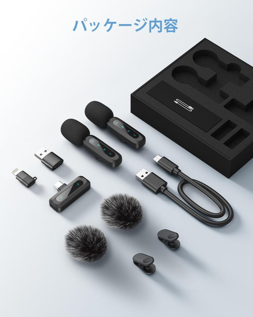New Model Pin Pin Microphone for Simultaneous Use by 2 Instant LED Indicator Noise Automatic Silent Reverb Plug and 7 Hours Continuous Sound