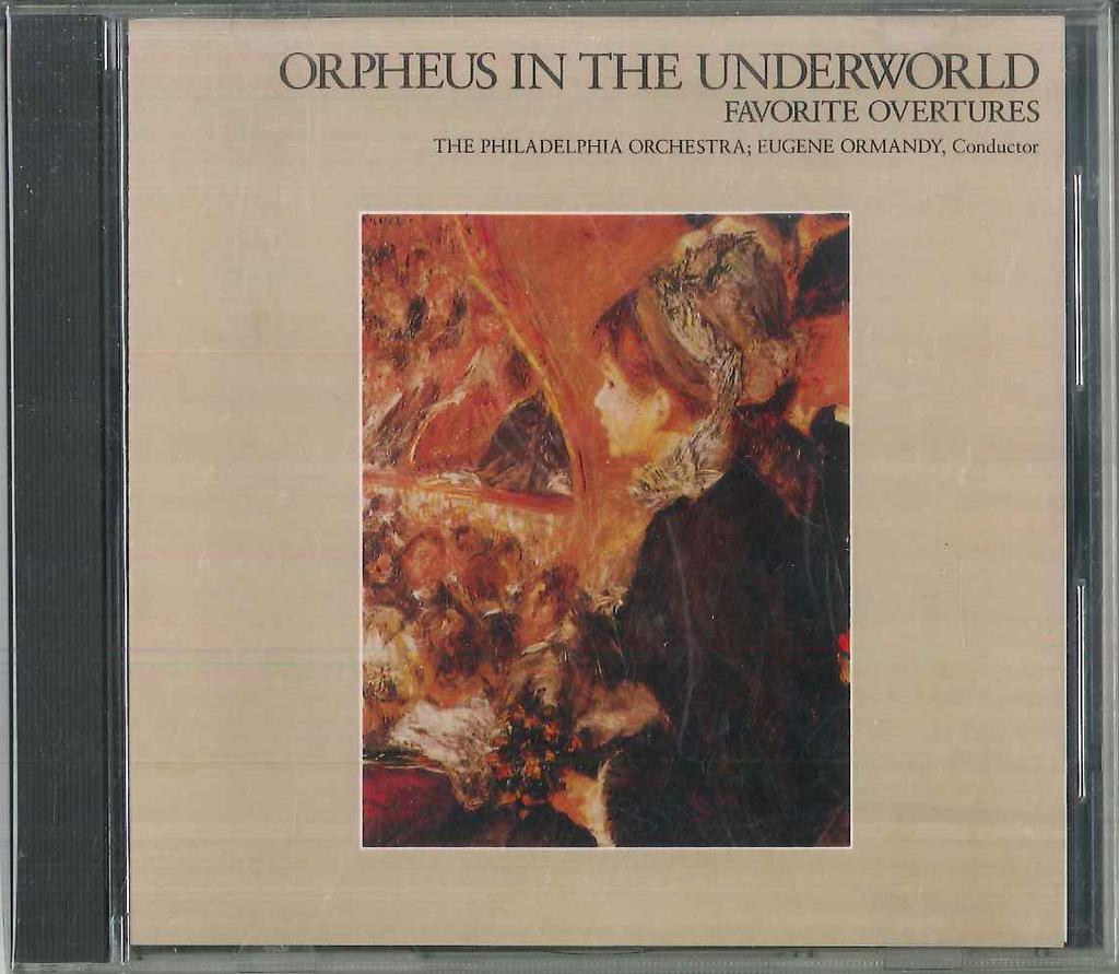 CD PHILADELPHIA ORCHESTRA, EUGENE ORMA - Orpheus In The Underworld - Favorit FDCA802 RCA, RCA Red Se 1985 Japan Classical Used