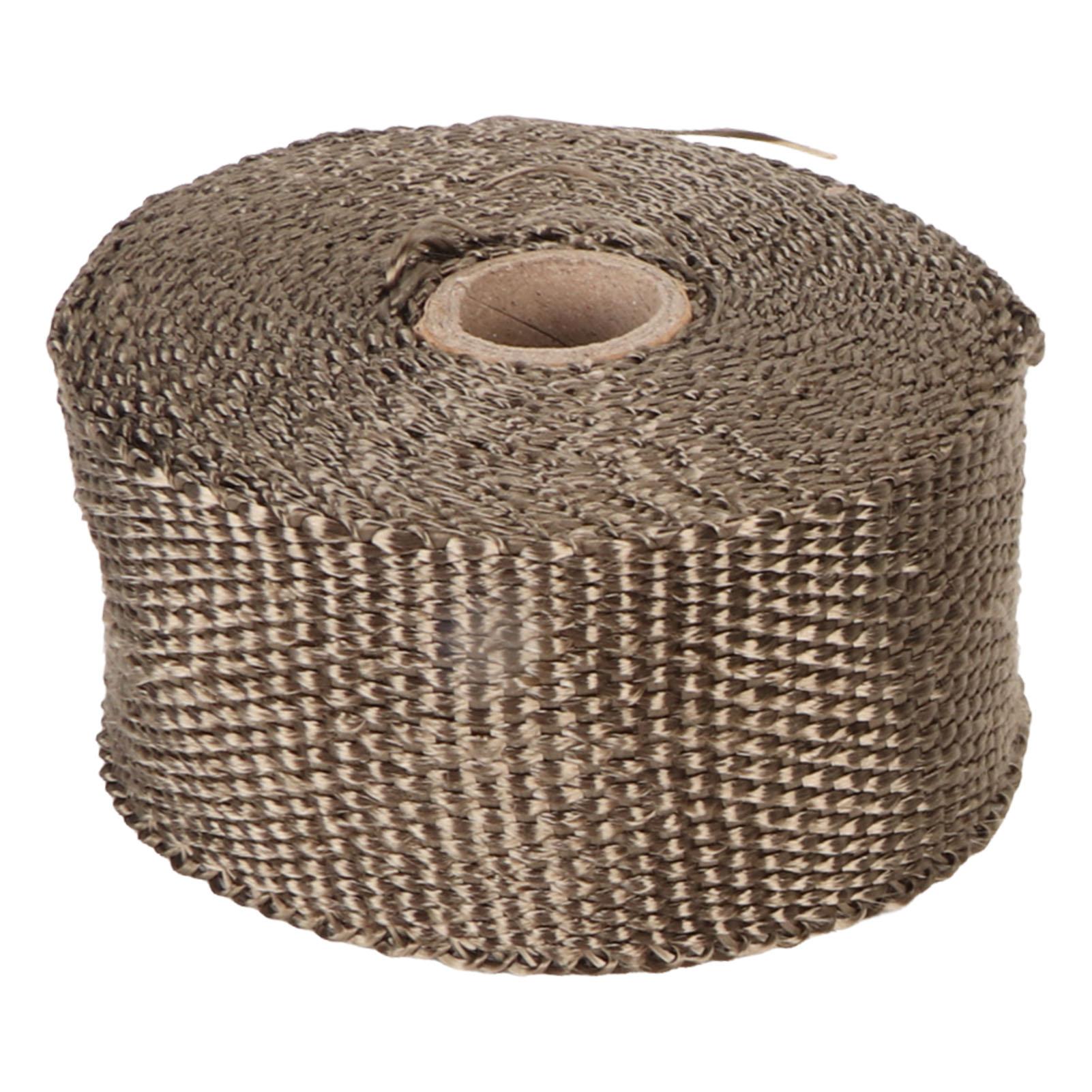 

Огнеупорная обмотка для труб Изоляция труб Лента Защита от ожогов Защитная обмотка для дымохода с 2 зажимами для печной трубы, мотоцикла