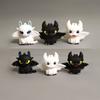 Dragon Taming Master Anime Cartoon Dragon Taming Night Shadow Light White Shadow Toothless Boy Small Ornament Doll Handmade
