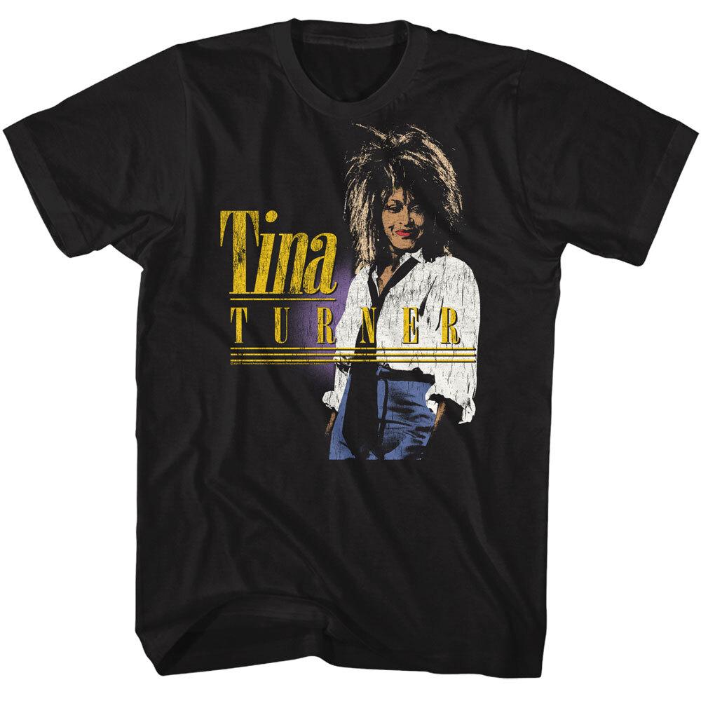 Tina Turner Crazy Wig Tie Men T Shirt Soul Rock Music S