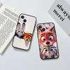 QE29 Zootopia Disney Phone Case for Samsung Galaxy A11 A12 A13 A15 A52S A53 A55 A56 A70 A71 A72 A73 F06 F16 F56 S10 Plus S10e