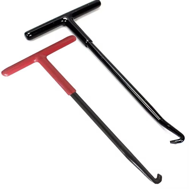 Exhaust Spring Puller Motorcycle Handle  T Shaped  Exhaust Pipe Spring Wrench Puller Installer Hook Tool With Rubber Coating