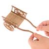 Dollhouse Miniature Simulation Assembled Cart  Model Diy Accessories Garden Furniture Toys