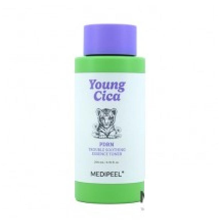 MEDI-PEEL Young Cica PDRN Trouble Soothing Skincare Set – Calming Ampoule, Moisturizing Cream & Essence Toner