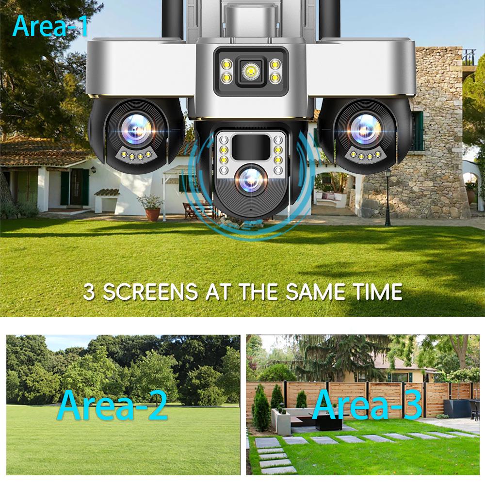 Abu Lion Waterproof 4G Solar Outdoor Camera with 360° Remote Monitoring