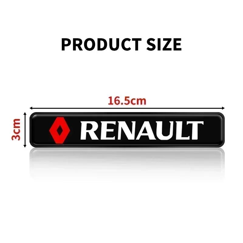Car Mid-net Lamp Badge Emblem Decoration Styling Auto Accessories For renault Koleos Kadjar Scenic Megane Sandero Grand Sill T444