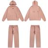 Essentials Wide Leg Sweatpants In Dusty Pink Cotton Blend Loose Fit Casual Pants Men Women
