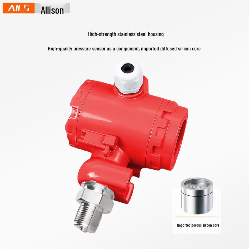 Explosion-proof Pressure Transmitter Sensor with LED Display for Liquid, Oil, Gas, and Negative Pressure Applications