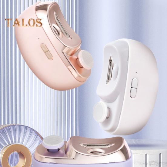 Elektrischer Nagelknipser für Senioren, 3-in-1-Nageltrimmer mit automatischem Polieren, elektrischer Nageltrimmer für Erwachsene, ältere Kinder, tragbarer elektrischer Nagel