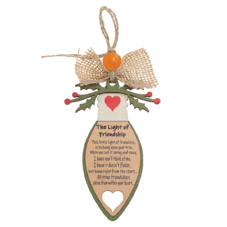 Friend Christmas Ornament Gift for Women Christmas Tree Decor Christmas Ornament