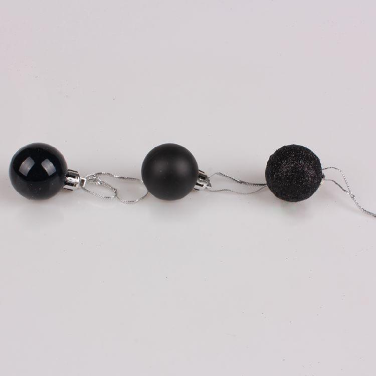 24 Pcs/Set Decorative Xmas Bauble Delicate Balls Decorations Xmas Tree Pendants