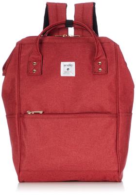 Backpack CL Classic Heather Poly Clasp Backpack REGULAR Red [Anello Grande] GU-B3231 Women's