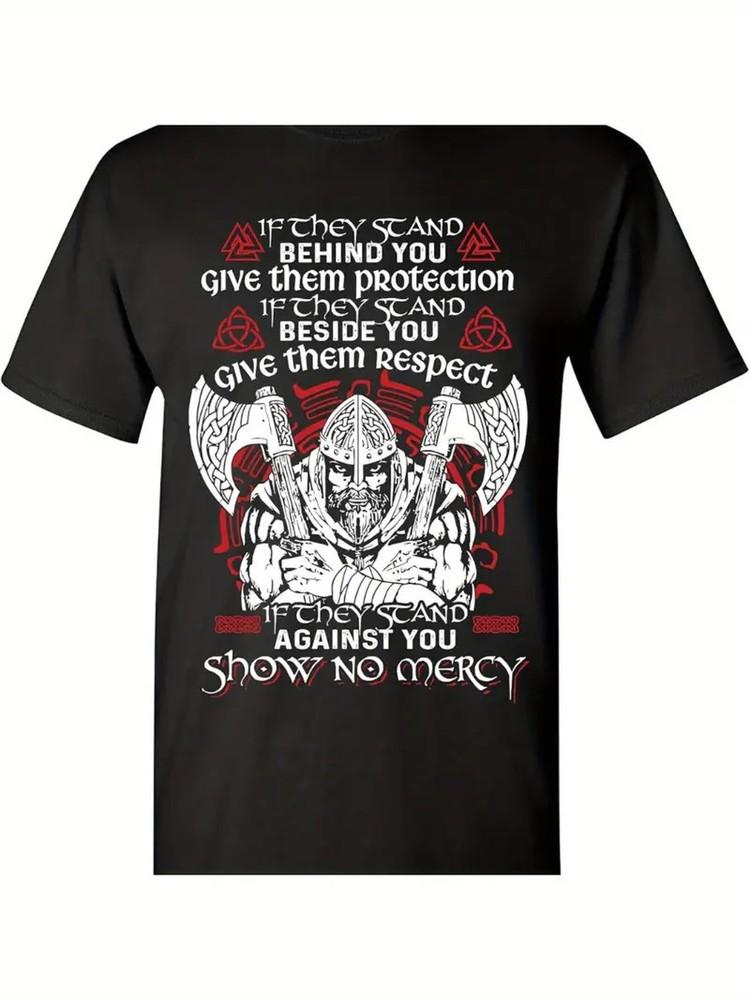 Viking T-Shirt Viking Show No Mercy tee Shirt Best Viking Shirt Gift t-Shirt