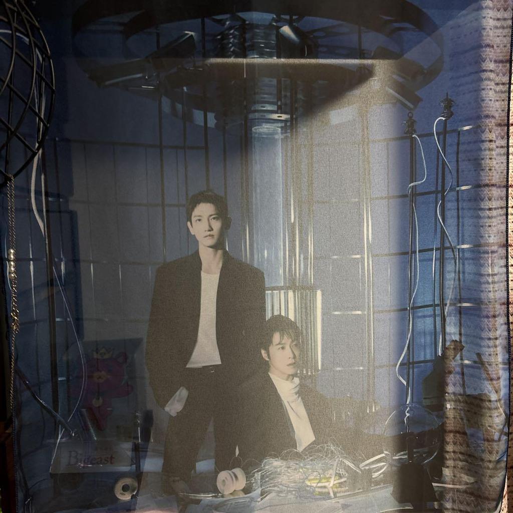 [USED] TVXQ 20&2 Chiffon Fabric Poster