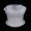 1Pc Orchid Pots With Plastic Tray Nursery Planter Planting Clear Holes Hydroponic Cup Container Plants Gardening Supplies