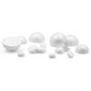 1pc 15cm/18cm/20cm/25cm Half Round Polystyrene Foam Ball For DIY Christmas Natal Kids Painted Wed Party Flower Ball Decor