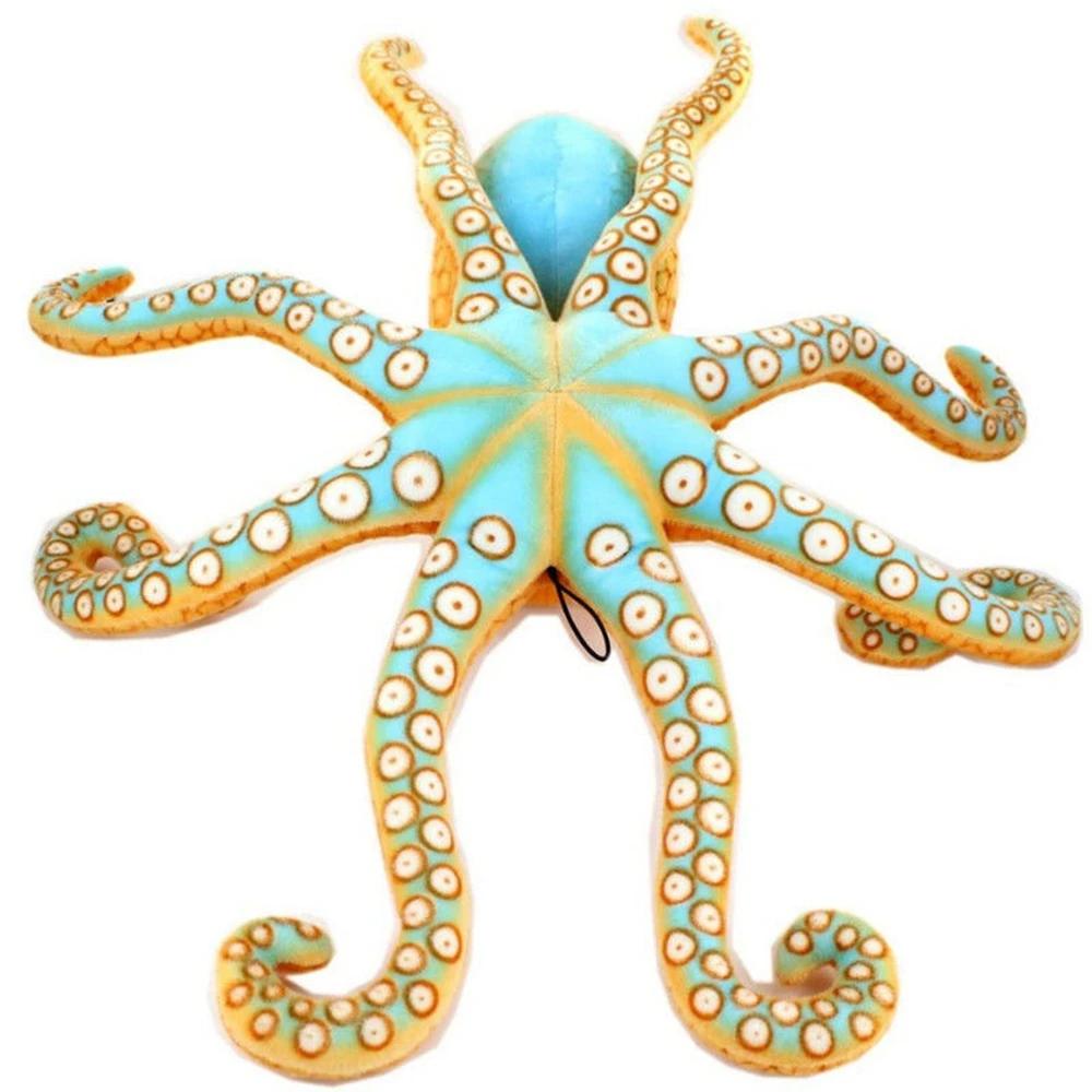 55CM Large Octopus Plush Toy Super Simulation Octopus Variable Shape High Quality Realistic Doll Child Birthday Christmas Gift