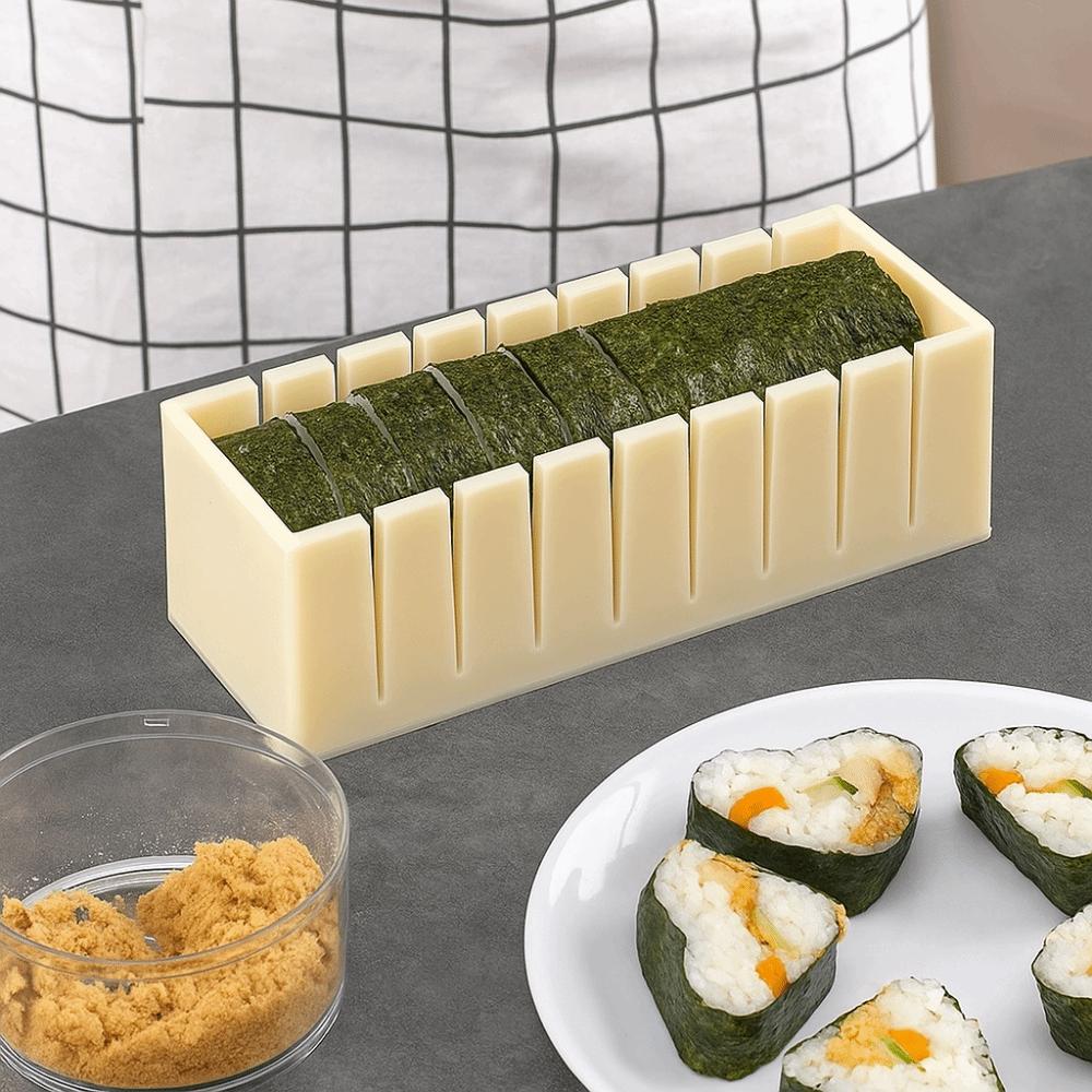 Portable Sushi Molder DIY Japanese Sushi Tools Triangle 10pcs Sushi Making Kit  Food Stall