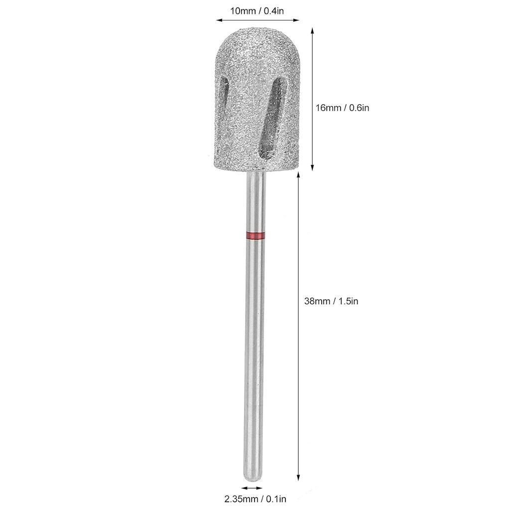 Pedicure Drill Bits for Feet,Pedicure Skin Bit,Pedicure Drill Bit Safety Enough to Use,Stainless Steel Pedicure Drill Bit for Foot Calluses,Foot Nail