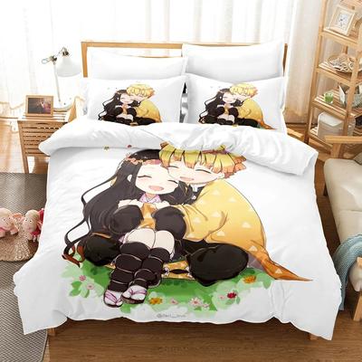 3D Anime Kawaii Girls Out Of The Blade Conjuntos de Cama Capa de Edredom Conjunto com Fronha Twin Full Queen King Roupas de Cama Roupa de Cama