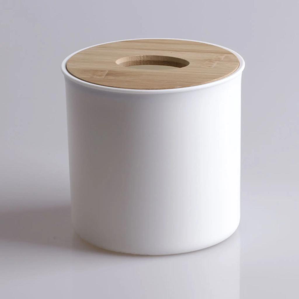 High Quality Tissue Box Napkin Holder Case Paper Box Container Bamboo Cover Solid Wood El Storage Box Home Table Decoration