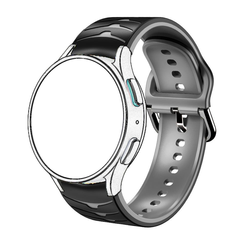 20mm Silicone Watch Strap For Samsung Galaxy Watch 7/6/5/4 44mm 40mm 5 Pro 45mm Bracelet No Gap Watch 6 Classic 47 43mm Bracelet