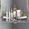 Xuanyong No-Drill Space Aluminum Corner Storage Shelf