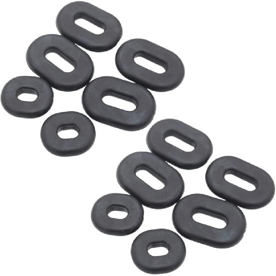 

2 Set Universal Motorcycle Rubber Side Cover Grommet Pad 83551-300-000 17247-303-000 For Honda CB CL SL XL 100/CB CT SL TL XL 125/CB 200 500 550 750