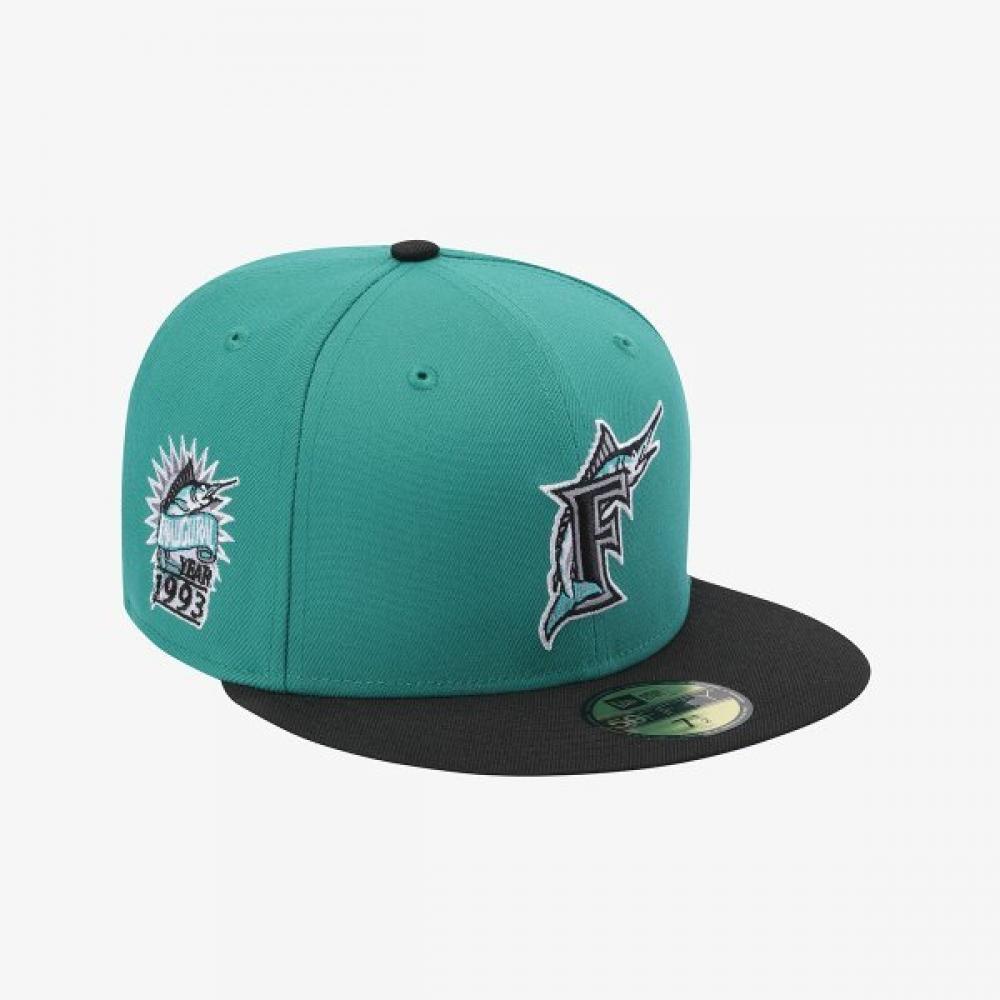 New Era Fitted Cap Miami Marlins Northwest Green 15131693 758(60.6cm)