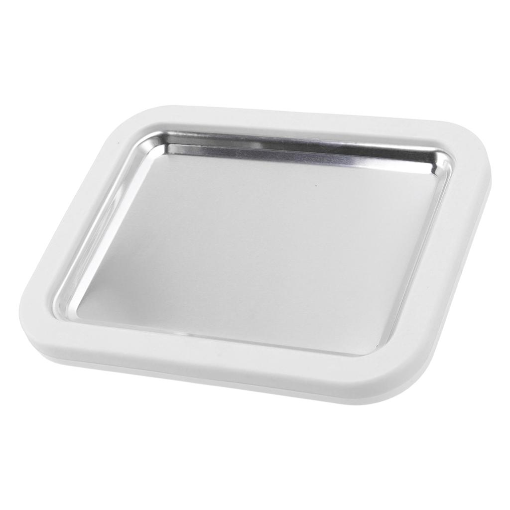 Ice Cream Roller Plate DIY Handcraft Non Plug In Required Large Size Stainless Steel Rolled Ice