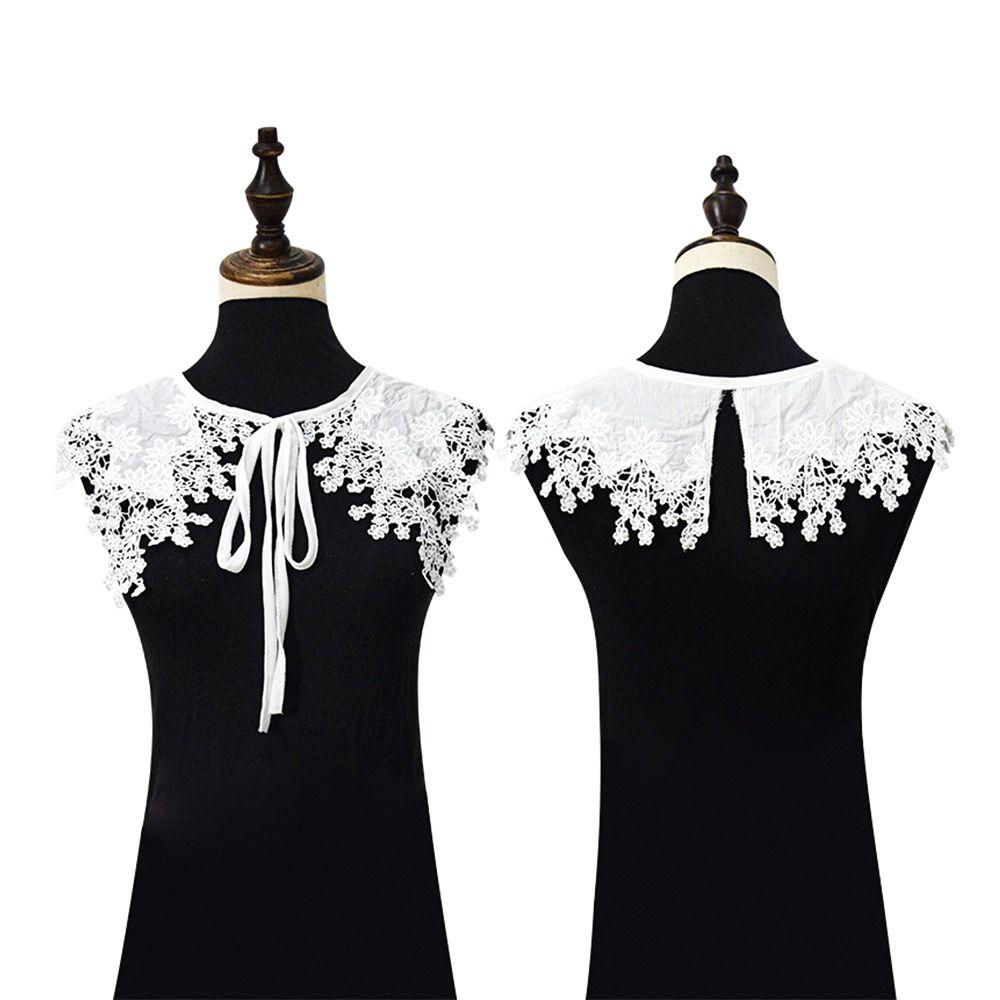 Wraps Detachable Embroidery Shirt False Collar Women Shawl Doll Fake Collar Fake Collar Mini Cape