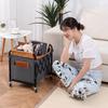 Japanese Foldable Storage Basket, Multi-Functional Laundry Bin with Wheels, Room Storage Organizer, Dirty Clothes Rolling Cart