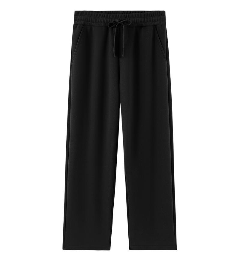 

Women s Warm Straight-Leg Pants - Velvet Lined, Windproof, Ideal for Autumn/Winter Outdoor Sports 3XL чёрный
